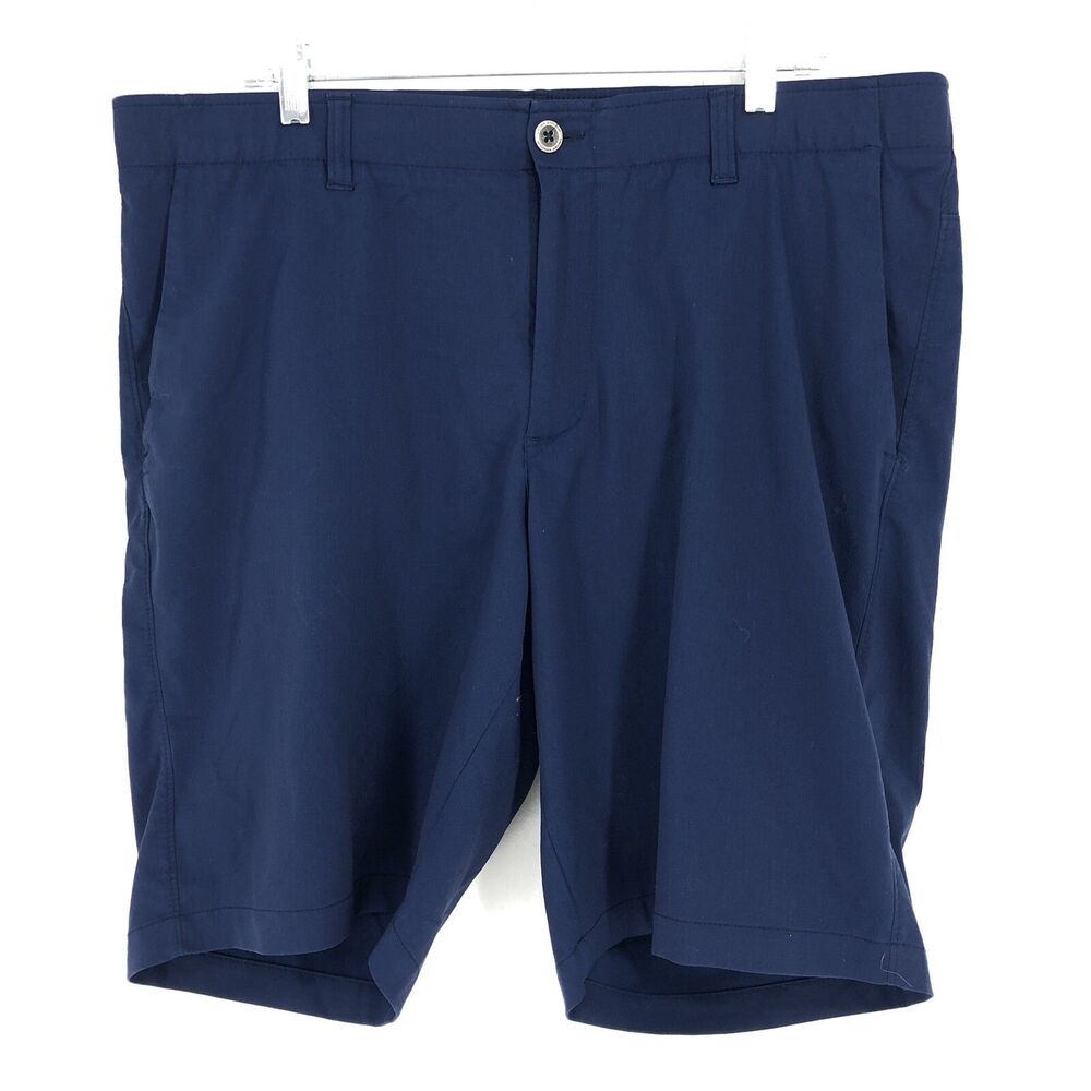 Under Armour Showdown Performance Tech Golf Shorts Shirt Stay Blue 1309547 Sz 40